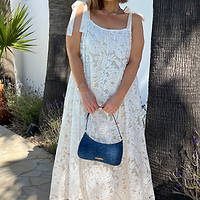 Thumbnail for Ivory Isadora Lace Maxi Dress