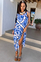 Blue Palm Faro Maxi Dress