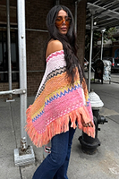 Thumbnail for Pink Ayla Poncho