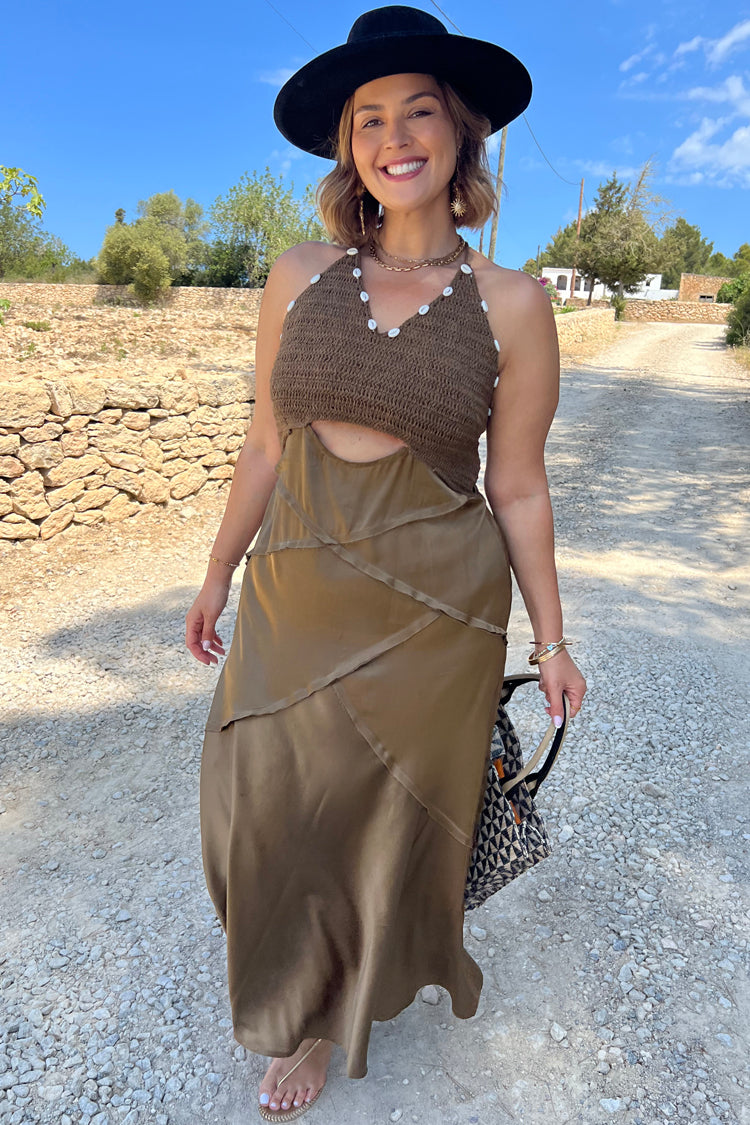 Model wearing Crochet Imani Dress