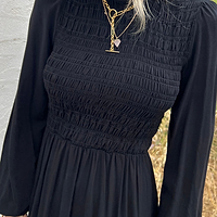 Thumbnail for Black Swedish Dress