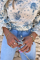 Thumbnail for Gold/White Star Lucky Bracelet