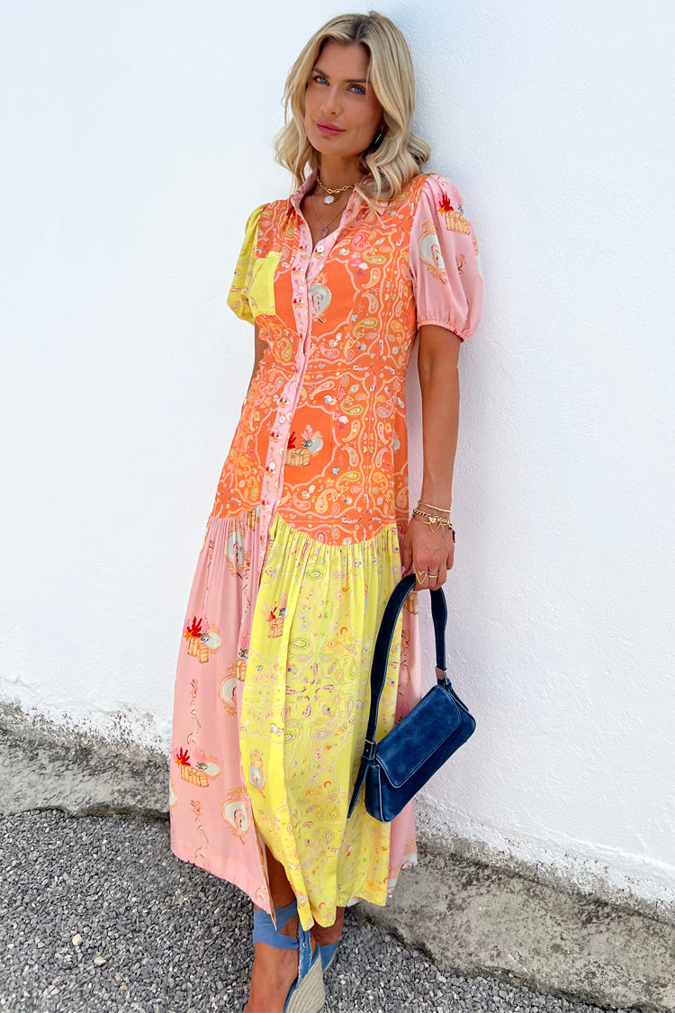 Model wearing Sealife Dolly Shirt Dress 