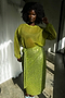 Lime Sheer Zazi Jumper