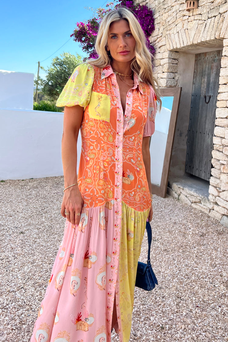 Model wearing Sealife Dolly Shirt Dress 
