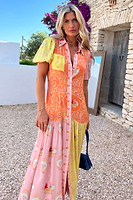 Thumbnail for Model wearing Sealife Dolly Shirt Dress 