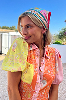 Thumbnail for Model wearing Sealife Dolly Shirt Dress 