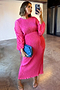 Pink Bon Plisse Dress