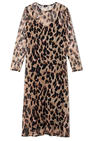 Thumbnail for Leopard Mesh Dress