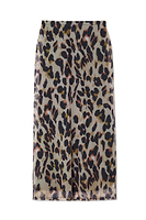 Thumbnail for Leopard Mesh Skirt