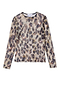 Leopard Mesh Top