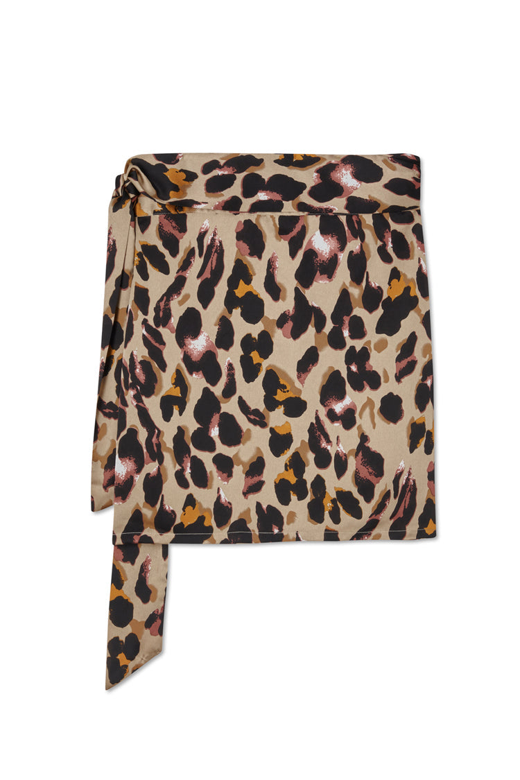 Leopard Mini Jaspre Skirt Petite