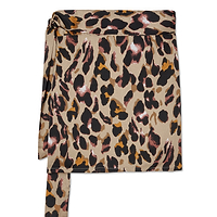 Thumbnail for Leopard Mini Jaspre Skirt