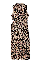 Thumbnail for Cotton Linen Leopard Brooklyn Dress