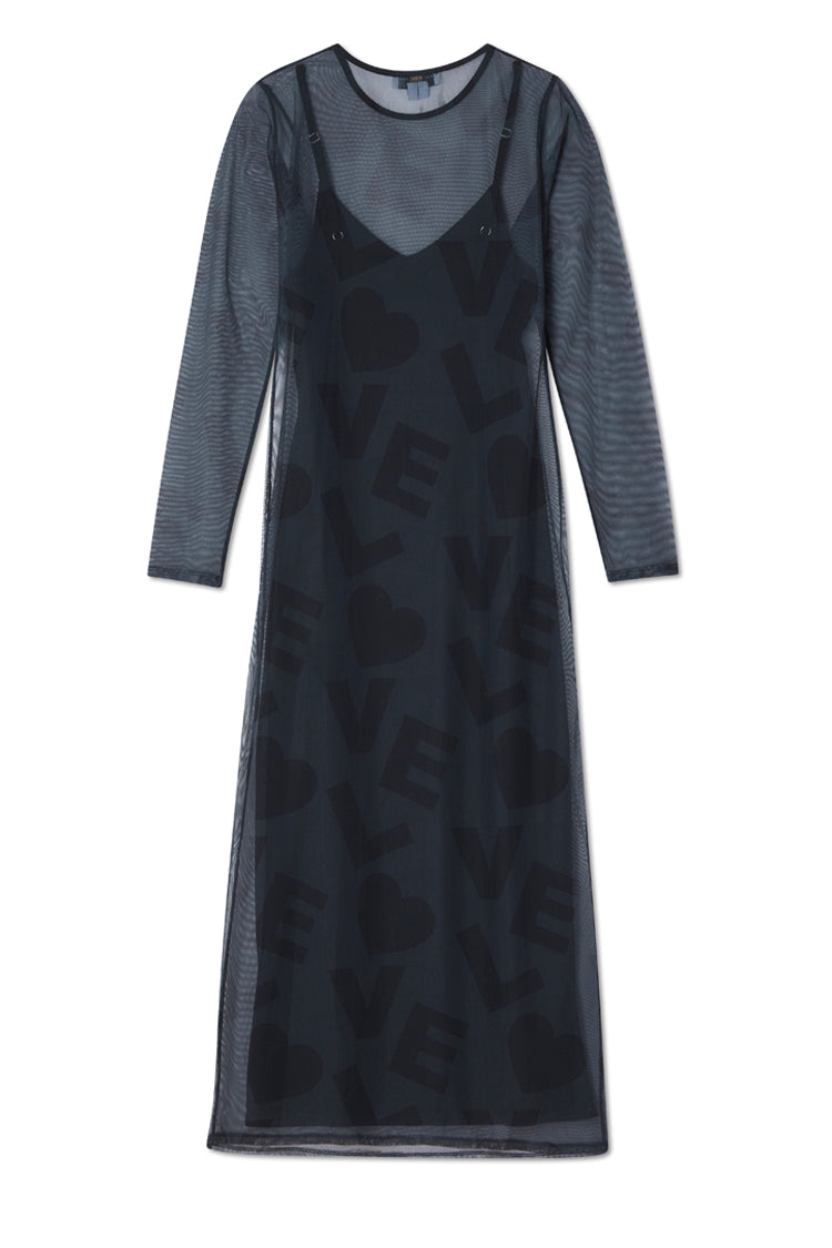 Paris Love Mesh Dress