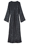 Charcoal Snake Jacquard Maeve Dress