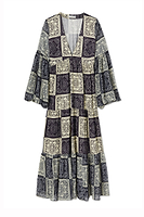 Thumbnail for Navy And Cream Bandana Stevie Dress Petite