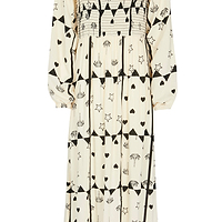 Thumbnail for Model wearing Mono Palm Jasmine Dress standing facing the camera 