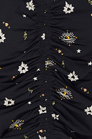 Thumbnail for Black Mystical V Neck Top