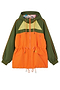 Khaki and Orange NFD Windbreaker