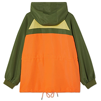 Thumbnail for Khaki and Orange NFD Windbreaker