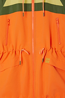 Thumbnail for Khaki and Orange NFD Windbreaker