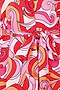 Pink Swirl Satin Dressing Gown