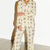 Thumbnail for Model wearing Cream St Tropez Trousers