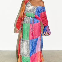 Thumbnail for Multi Bandana Riri Dress