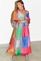 Thumbnail for Multi Bandana Riri Dress