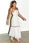 Ivory Clash Check Dress