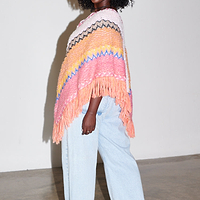Thumbnail for Pink Ayla Poncho