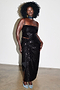 Black Sequin Jaspre Skirt