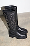 Leather Black Studded Boot
