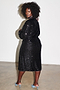 Black Sequin Vienna Wrap dress