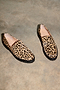 Leather Leopard Loafer