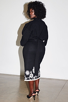 Thumbnail for Model wearing Black Virgo Jaspre Skirt
