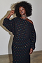 Multi Spot Long Sleeve Tilly Dress