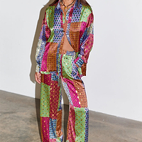 Thumbnail for Patchwork Geo Elissa Trousers