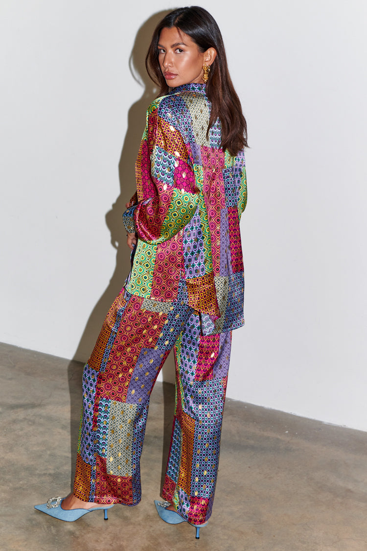 Patchwork Geo Elissa Trousers
