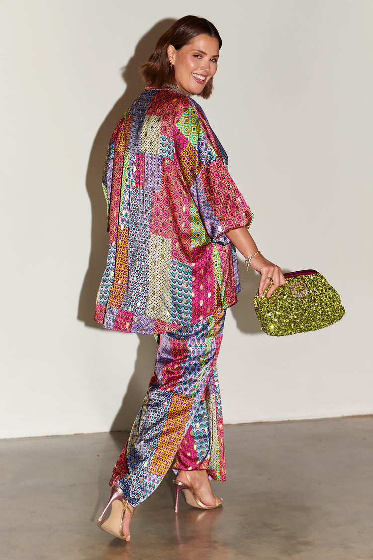 Patchwork Geo Elissa Trousers