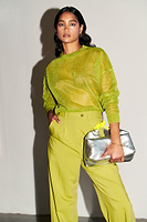 Thumbnail for Lime Sheer Zazi Jumper
