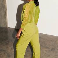 Thumbnail for Lime Sheer Zazi Jumper