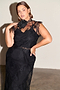Black Fine Lace Esme Top