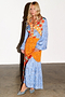 Blue Clash Effie Shirt Dress