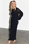 Black Celia Plisse Dress