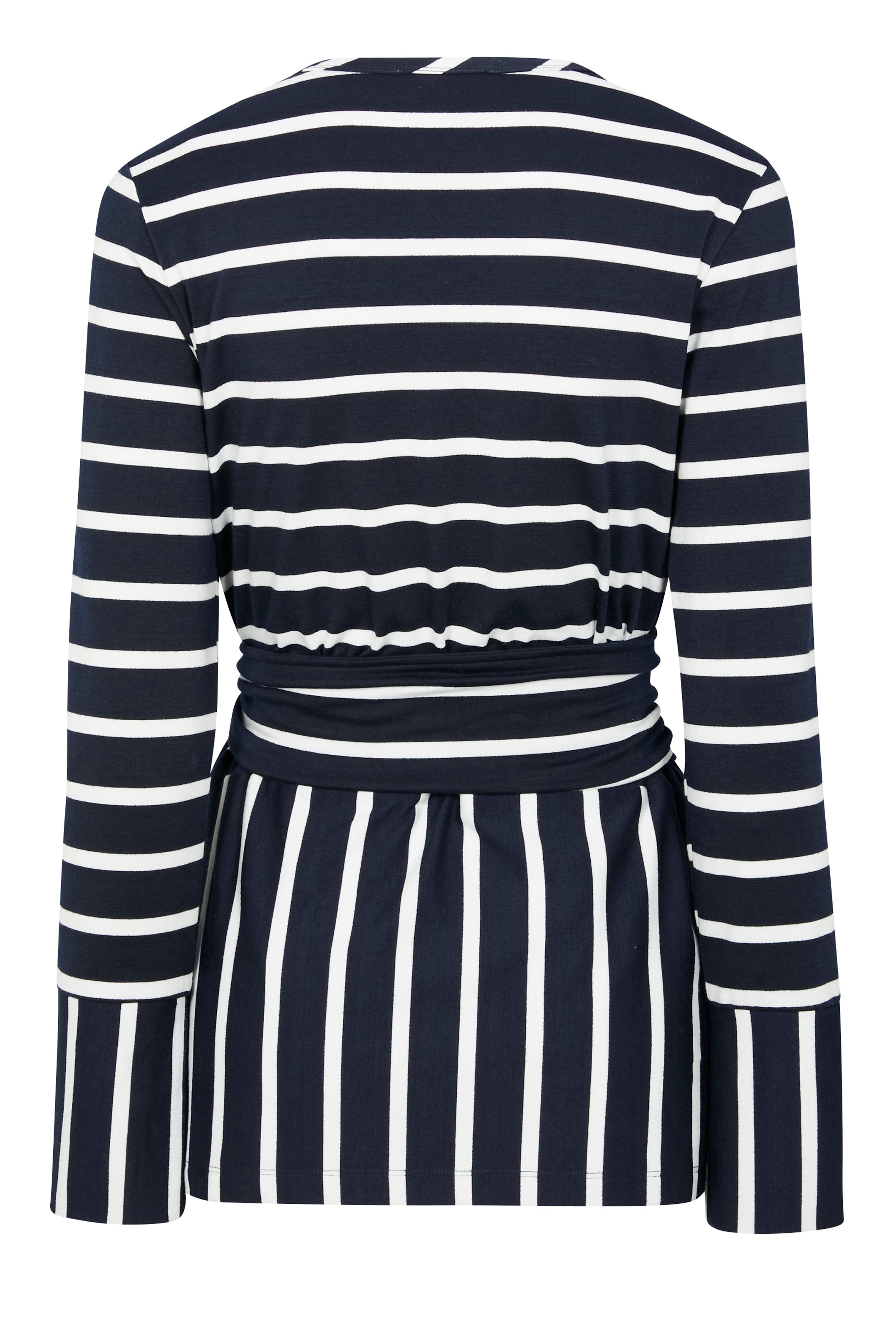 Navy Nautical Top