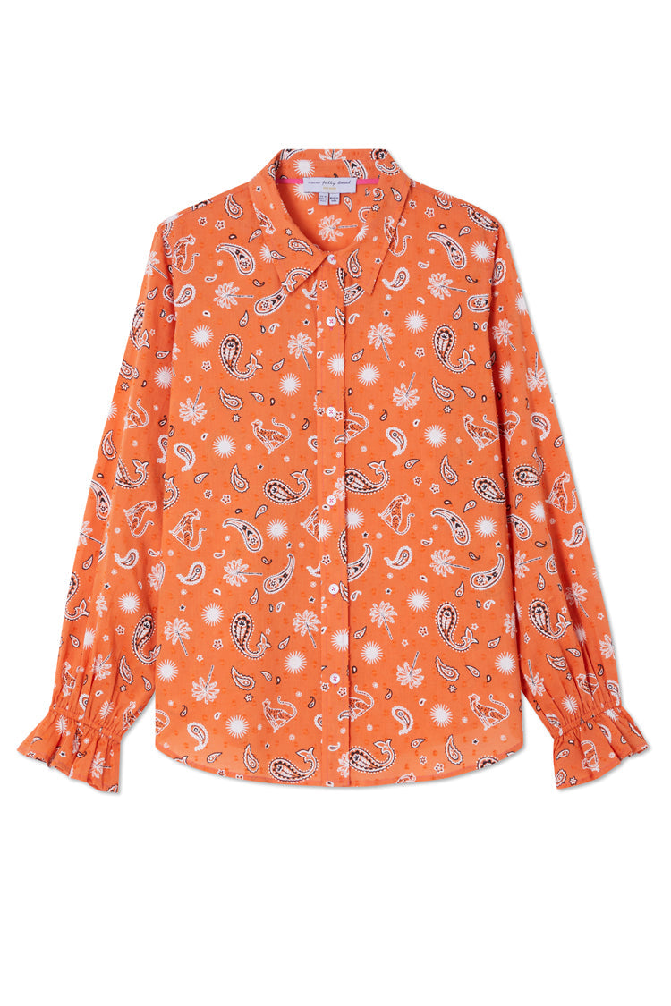 Orange Leopard Geanie Shirt