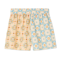 Thumbnail for Pastel Geo Clash Elissa Shorts
