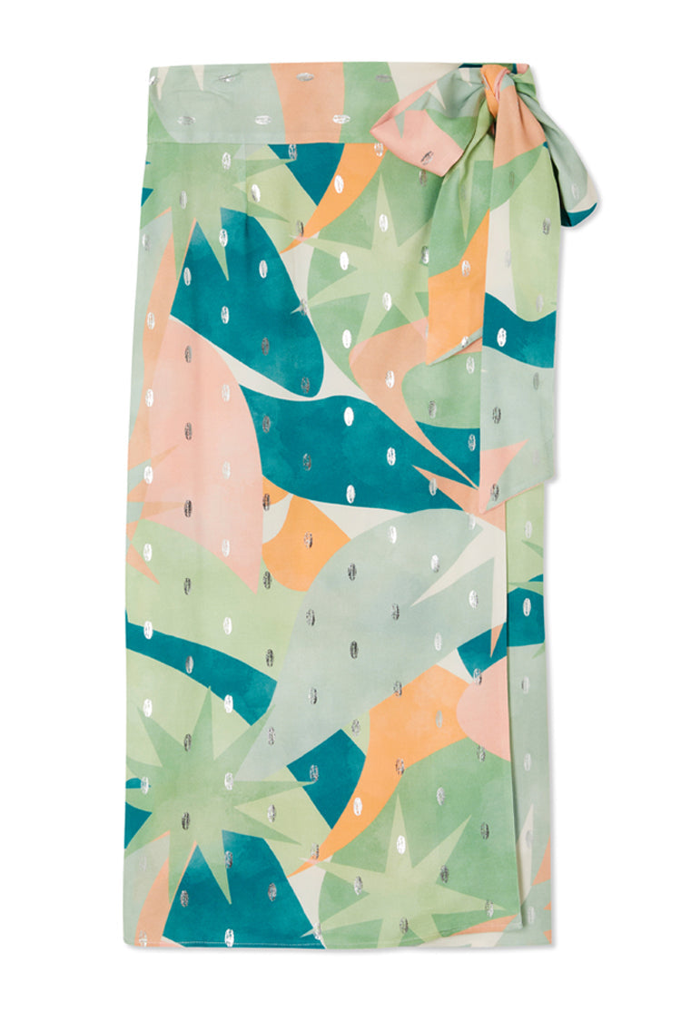 Sage Lyra Jaspre Wrap Skirt